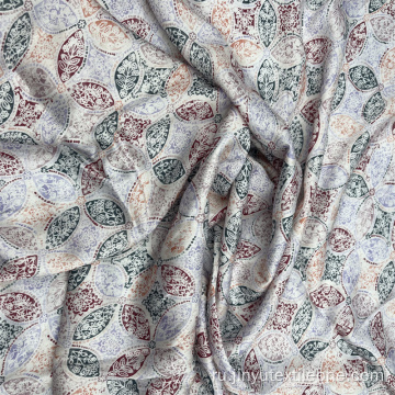 100% Rayon Satin Print Fabric